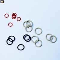 Joint torique en caoutchouc silicone conducteur sur mesure, de différentes tailles; Joints toriques en silicone avec graphite nickelé sur mesure