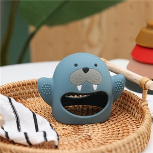 Juego de mordedor de bebé de silicona de grado alimenticio sin BPA unisex al por mayor - Product Image 4