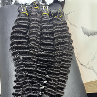 Extensions de cheveux humains vietnamiens vierges Remy, ondulés profonds, alignés aux cuticules, sans produits chimiques, sans nœuds, sans perte de cheveux