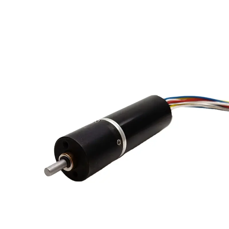 Mesin motor elektrik dc 24v 12v 16mm 1636 rpm tinggi OEM kustom encoder mikro dc motor tanpa sikat