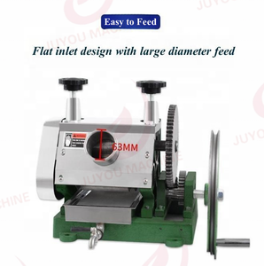 Máquina de Suco de Cana-de-Açúcar Portátil em Aço Inoxidável com <span class=keywords><strong>3</strong></span> Rolos / Extrator de Suco de Cana-de-Açúcar Mini de Mesa - Product Image 4