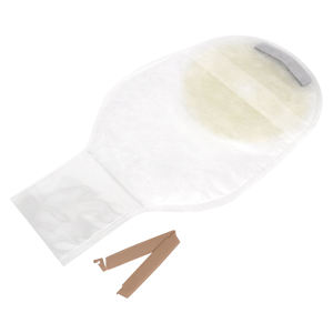 Tek parça boşaltılabilir ileostomi çantası 60 \ 70mm kesim boyutu yeniden kullanılabilir tek kullanımlık ostomi kolostomi torbası - Product Image 6