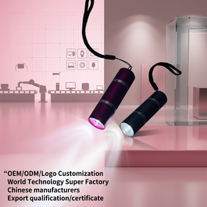 Lampe torche LED haute luminosité, étanche, personnalisable, mini-lampes blanches, prix de gros usine NINGBO, éclairage économique - Product Image 1