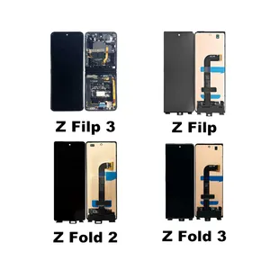 Z kat Z flip 3 4 yedek Pantalla ekran dokunmatik ekranlı cep telefonu Samsung Lcd Z kat Z flip 3 4