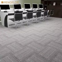 Neues Design produkt 50x50cm rutsch feste feuerfeste Bitumen-Backed Polypropylen Office Floor ing Teppich fliesen