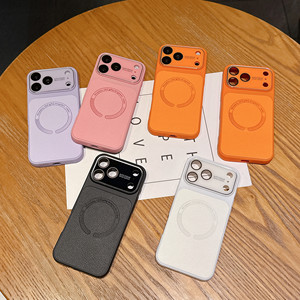 Nueva Funda Magnética de Colores de Tendencia para iPhone 17 16 Pro Max con <span class=keywords><strong>Protector</strong></span> de Lente, Carga Magnética Potente, Cubierta Trasera Protectora - Product Image 5