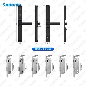 Kadonio IP66 không thấm nước ngoài trời nhôm trượt Khóa cửa kỹ thuật số mật khẩu tuya <span class=keywords><strong>wifi</strong></span> thông minh khóa - Product Image 6