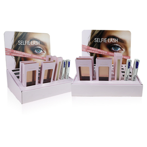 Expositor de Cartón Corrugado Personalizado para Cosméticos, Expositor de Mostrador para Lápices Labiales, Expositor de Mesa Plegable para Venta en Tiendas Minoristas - Product Image 2
