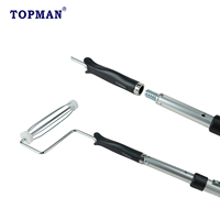 Perche télescopique en aluminium réglable à 2 sections, 1,93-3,6 m, avec système de verrouillage par goupille, pour rouleaux de peinture et outils de nettoyage, modèle 116-954