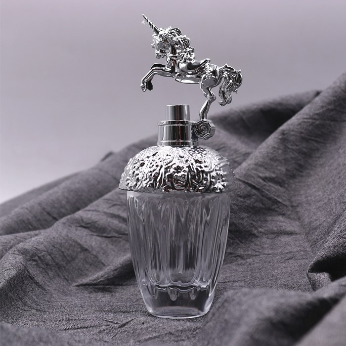 香水瓶　アトマイザー　彫金　SILVER　perfume bottle　ツキ10 Amazon.com: H&D Empty Crystal Vintage Perfume Replacement