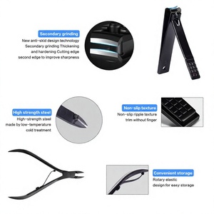 DANTRIC IMPLANTS Professional Manicure Kit 18Pcs Stainless Steel <b>Nail</b> <b>Tools</b> 5-in-1 <b>Nail</b> Clipper Classic Style Portable Case for - Product Image 2