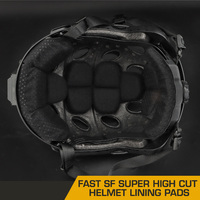 Sécurité Protection douce confortable moto coton intérieur tactique rapide casque rembourrage