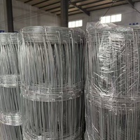 Cercas Agrícolas de Malla de Alambre Soldada, Panel Cuadrado Antióxido, Tamaño Personalizado, Barrera para Animales de Granja de Acero Galvanizado