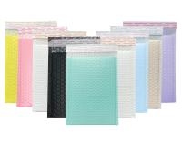 Enveloppes à bulles en polyco-extrusion de plusieurs couleurs vives, sacs de protection durables, épaisseur personnalisée, emballage logistique express