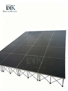 Mobile <b>Stage</b> <b>Platform</b> Aluminum Riser Floor Mounting Outdoor Concert Use - Product Image 1