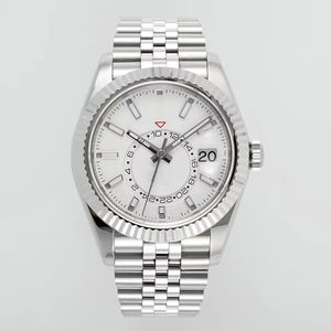 Reloj Mecánico de Lujo, Super Calidad, Resistente al Agua, 42mm, Fábrica ZF, Movimiento ETA 2824, 326934, Acero 904L, Multifunción, Blanco - Product Image 1