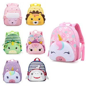 2024 Offre Spéciale forme de licorne mignon petit sac d'école pour garçons et filles sac à dos enfants sac d'école