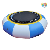 Trampoline aquatique gonflable en PVC robuste et durable, plateforme de saut gonflable pour lac