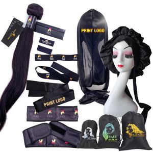 Kit pour perruques Lace Front Kit de perruque à bande élastique avec bâton de cire pour cheveux et spray fondant pour dentelle Outils d'extension de cheveux - Product Image 3