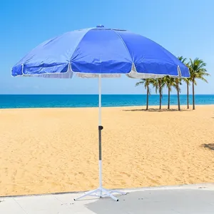 Sombrilla Grande de 1.5m con Revestimiento UV Plateado, Toldo Ventilado Resistente al Viento, Plegable, para Jardín, Playa, Exterior, para Proveedores Mayoristas - Product Image 1