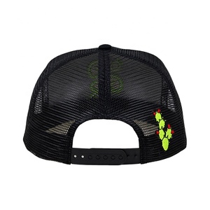 Cappellini con Visiera Piatta in Rete Verde Neon con Ricamo, Cappelli da Baseball Promozionali per Squadre Sportive - Product Image 2