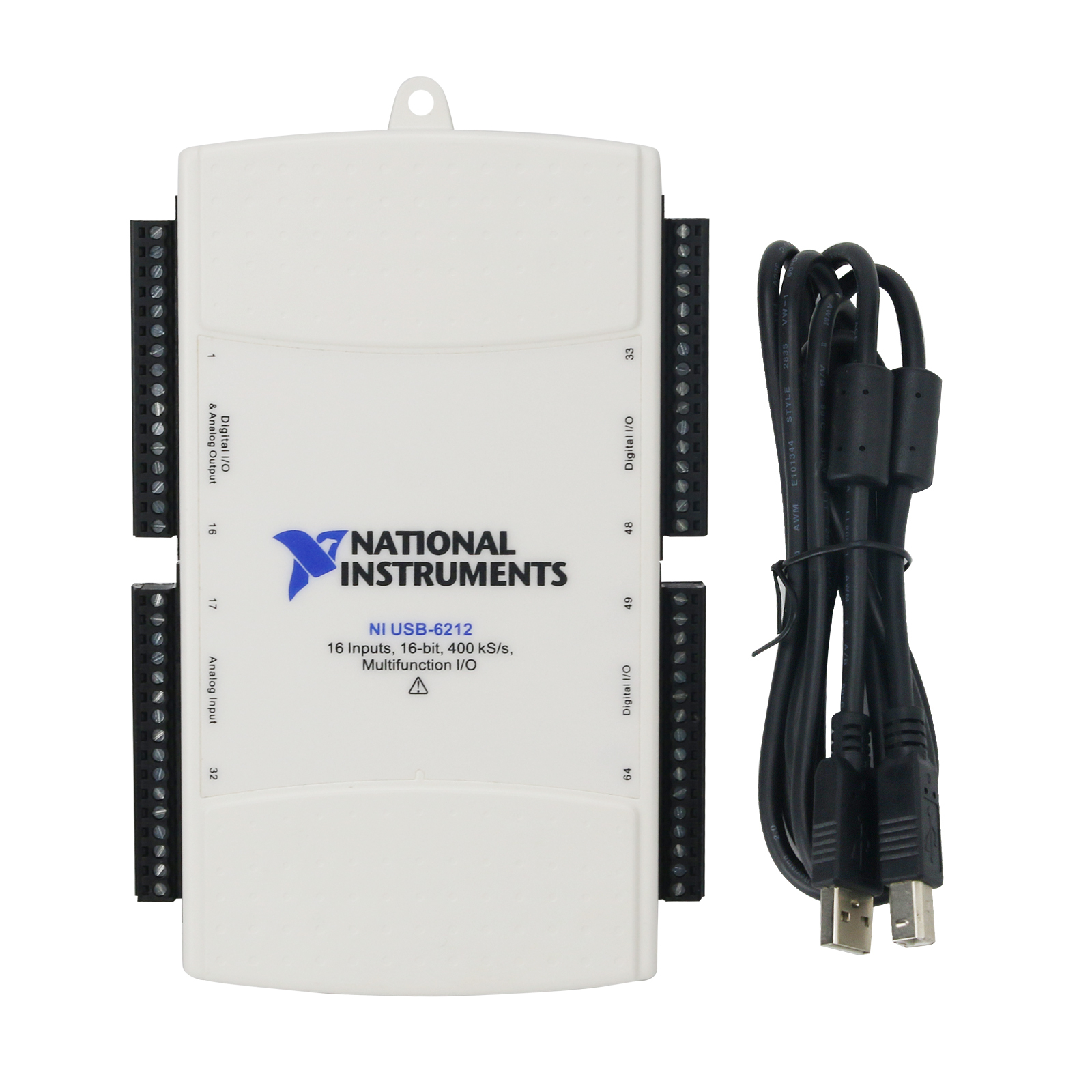 USB-6212 Data Acquisition Card - 16 Inputs, 16-Bit, 400KS/s DAQ