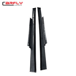 Estilo ZELE para Nissan GTR R35 Extensiones de faldas laterales de fibra de carbono completas Fit 2008-2024 - Product Image 5