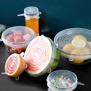 Tapas Elásticas Plegables de Silicona - Cubiertas Reutilizables Ecológicas para Frutas, Carne y Verduras - Product Image 1
