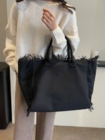 Sac messager classique en toile durable pour femmes avec plusieurs poches pour les trajets quotidiens et les sorties décontractées