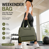 Sac de sport personnalisé avec logo, grande capacité 30L, avec compartiment à chaussures, pour entraînement de fitness, week-end, voyage, sac de sport, bagage