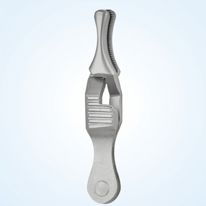 Pinza de Bulldog Recta, Instrumento Quirúrgico Manual para Oclusión Vascular, Herramienta de Cirugía General de Acero Inoxidable con Certificación CE - Product Image 1