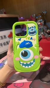 Voor Monsters Grote Ogen <span class=keywords><strong>Monster</strong></span> Stereoscopische Cartoon Siliconen Allemaal Zacht Voor Iphone15promax Telefoon Hoesje - Product Image 6