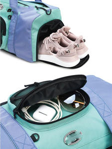 Ginzeal Mesh Pocket Gemakkelijk Te Herkennen Macaroon Kleur Nat Droog Apart Schoenen Gemakkelijk Dragen Outdoor Schouder Nemen Reistas - Product Image 4