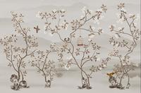 Papier peint mural chinois moderne Chinoiserie, imperméable, décoratif, pour chambre à coucher, décoration intérieure