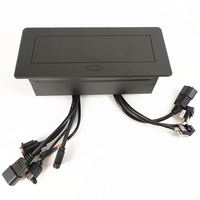 Prise de courant universelle Table de conférence Multimédia Dampled Pop-up Outlet Office Desktop Pop up Power Data Charging Socket