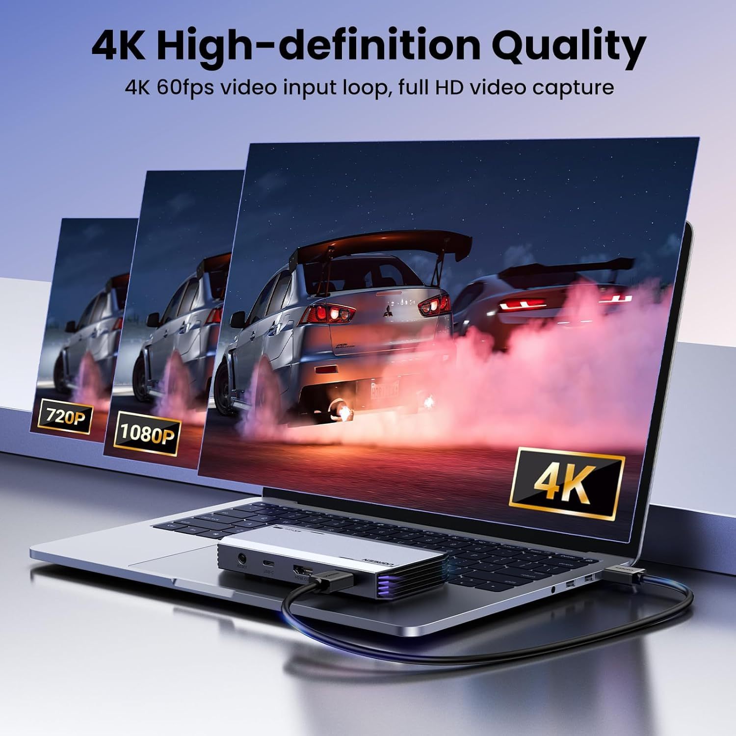 UGREEN 4K@60Hz HDMI Video Capture Card for Live Streaming