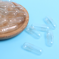 Taux de remplissage 99.99% Size000 00 0 1 2 Capsules végétariennes vides végétariennes transparentes organiques HPMC
