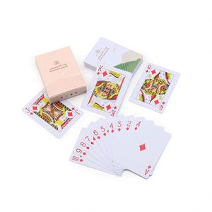 Custom Full Color Printing <b>Plastic</b> Poker Playing Cards Family Use 63X88mm Waterproof Design Your Logo - Product Image 2