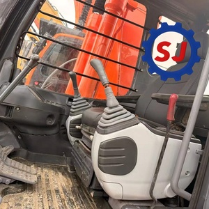 Excavadora Hitachi EX200 de 20 Toneladas, Equipo de Construcción Hidráulico Usado, Color Naranja, Montada sobre Orugas - Product Image 6