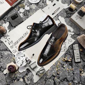 Nuevos Zapatos de Vestir Formales de Negocios para Hombre, de Moda, de Lujo, Tallas 38-48, de PU, para Oficina, Carrera, Boda, Planos, Sin Cordones - Product Image 3