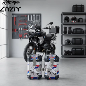 Boîte latérale de <span class=keywords><strong>moto</strong></span> 25L en alliage d'aluminium, boîte de <span class=keywords><strong>selle</strong></span> arrière étanche et antirouille, fabricants vendent des boîtes de rangement personnalisées - Product Image 5