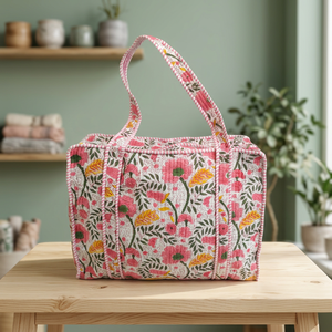 Sac fourre-tout en toile esthétique, style bohème matelassé, réutilisable, écologique, style vintage, sacs faits à la main, durables, personnalisables - Product Image 3