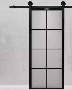 <span class=keywords><strong>Porte</strong></span> Scorrevoli in Stile Barn Door in Acciaio e Vetro Singolo in Vendita a Prezzi Vantaggiosi - Product Image 4