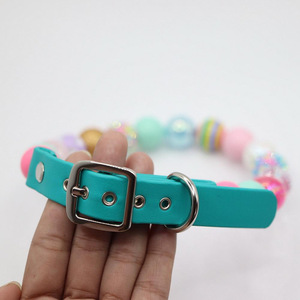 Yile Pets Personalized Diy Pet <b>Collar</b> Waterproof <b>Beaded</b> Custom Logo <b>For</b> <b>Dogs</b> And Cats - Product Image 2