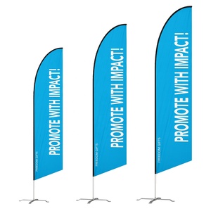 High Quality Windproof Beach Feather Flag for Outdoor Advertising Promotional Flags & Banners