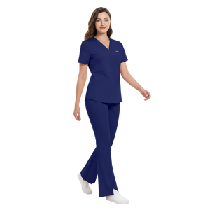 Conjunto <span class=keywords><strong>de</strong></span> <span class=keywords><strong>Ropa</strong></span> Deportiva Elástica Personalizada 42389, Color Azul Marino, Cómodo para Viajar, para Mujer, Poliéster y Elastano, <span class=keywords><strong>Ropa</strong></span> <span class=keywords><strong>de</strong></span> Gimnasio para Mujer - Product Image 1