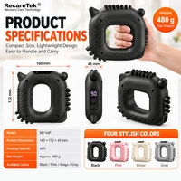 Anneau de massage fascial pour la récupération musculaire, appareil de massage corporel à modes de vibration réglables pour les soins quotidiens du corps