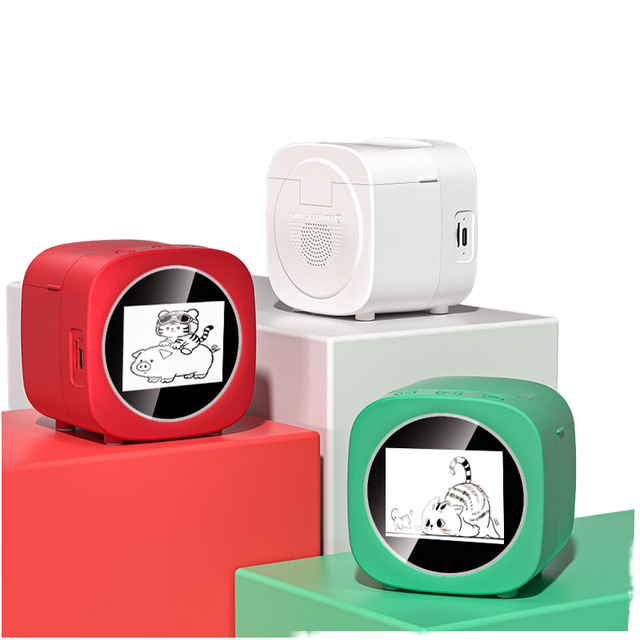 AI Mini Portable Thermal Photo Printer Wireless for Pocket Size Instant Printing Machine Smartphone Travel & Office