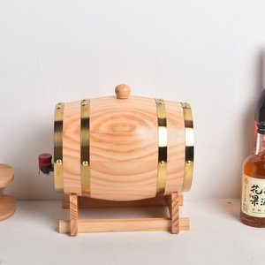 Baril à <span class=keywords><strong>bière</strong></span> en bois massif <span class=keywords><strong>de</strong></span> style antique, baril à vin en chêne vintage pour la décoration <span class=keywords><strong>de</strong></span> la maison, du bar, du restaurant et <span class=keywords><strong>de</strong></span> la boutique - Product Image 1