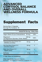 Capsules de cortisol avec Ashwagandha mousse de mer irlandaise graines noires vitamine D magnésium complexe immunité Booster pilules anti-stress